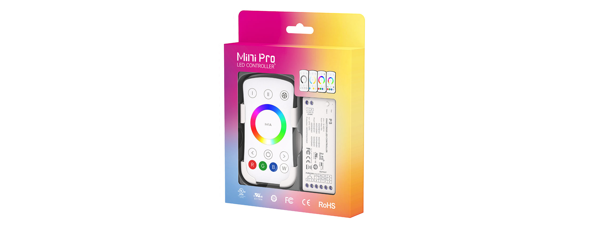 RGB RF 2.4G Wireless LED controller M4A+P3(Single-zone)