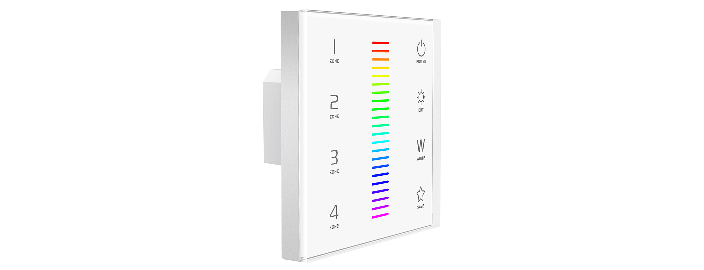 EX8 RGBW European-style Touch Panel(4-Zone)