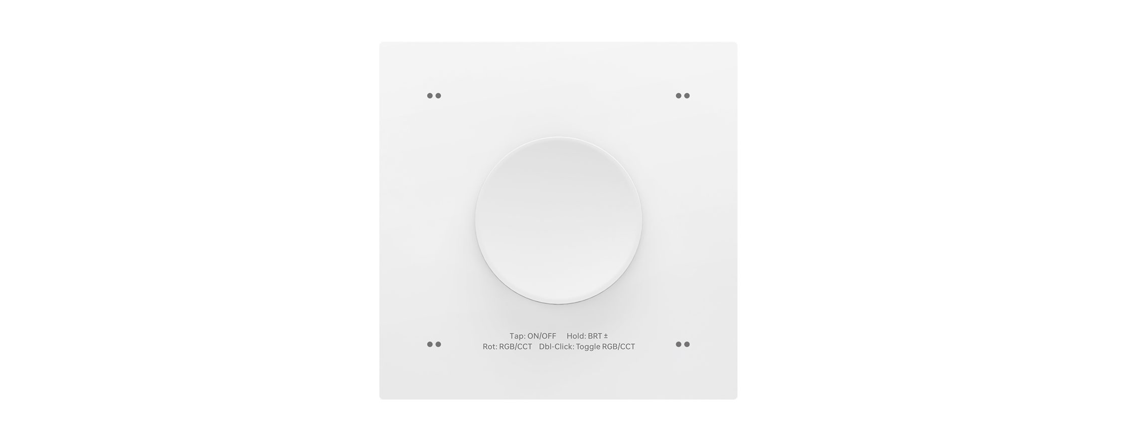 NFC programmable Matter-DMX512 RGBCW Knob Panel E6M-MA5